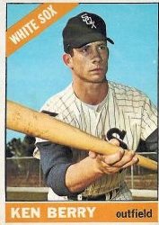 1966 Topps Baseball Cards      127     Ken Berry